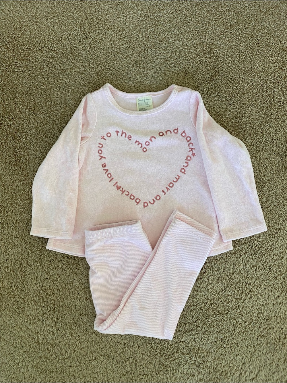 First Impressions Baby Girls  Light Pink Outfit
